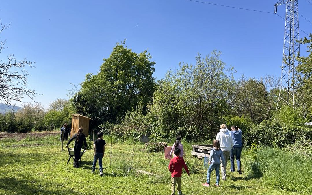 Besuch auf dem Stückle und einen Vormittag im Wald