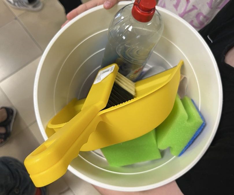 Putztage in der Schule
